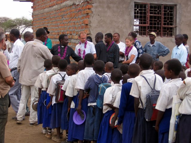 Schulspeisung in der Nazareth Primary School