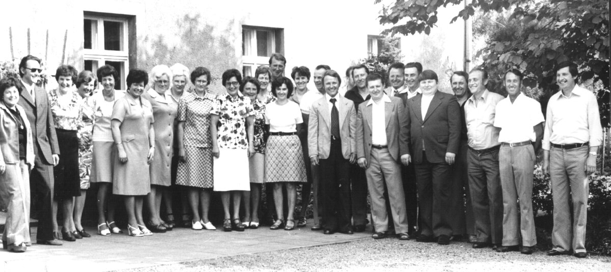 Die 50jährigen bei ihrer Jubelkonfirmation 1978