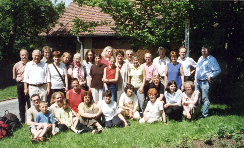 Bremer und Königswarthaer Sänger im Pfarrhof